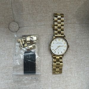 Women’s gold tone Marc Jacobs watch